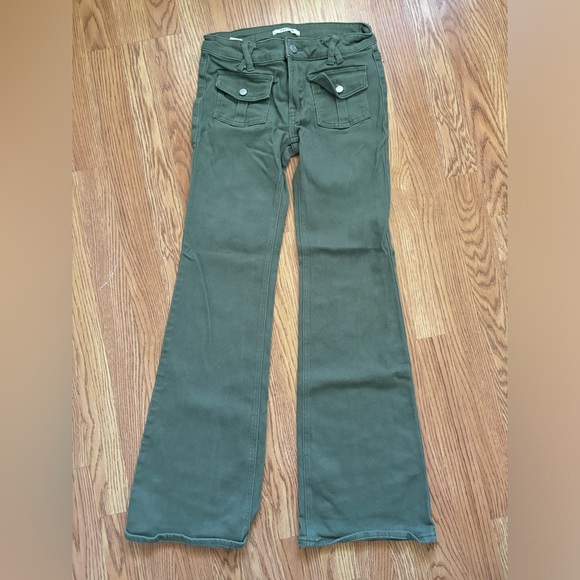Pacsun low rise cargo flare 26 - Picture 2 of 7